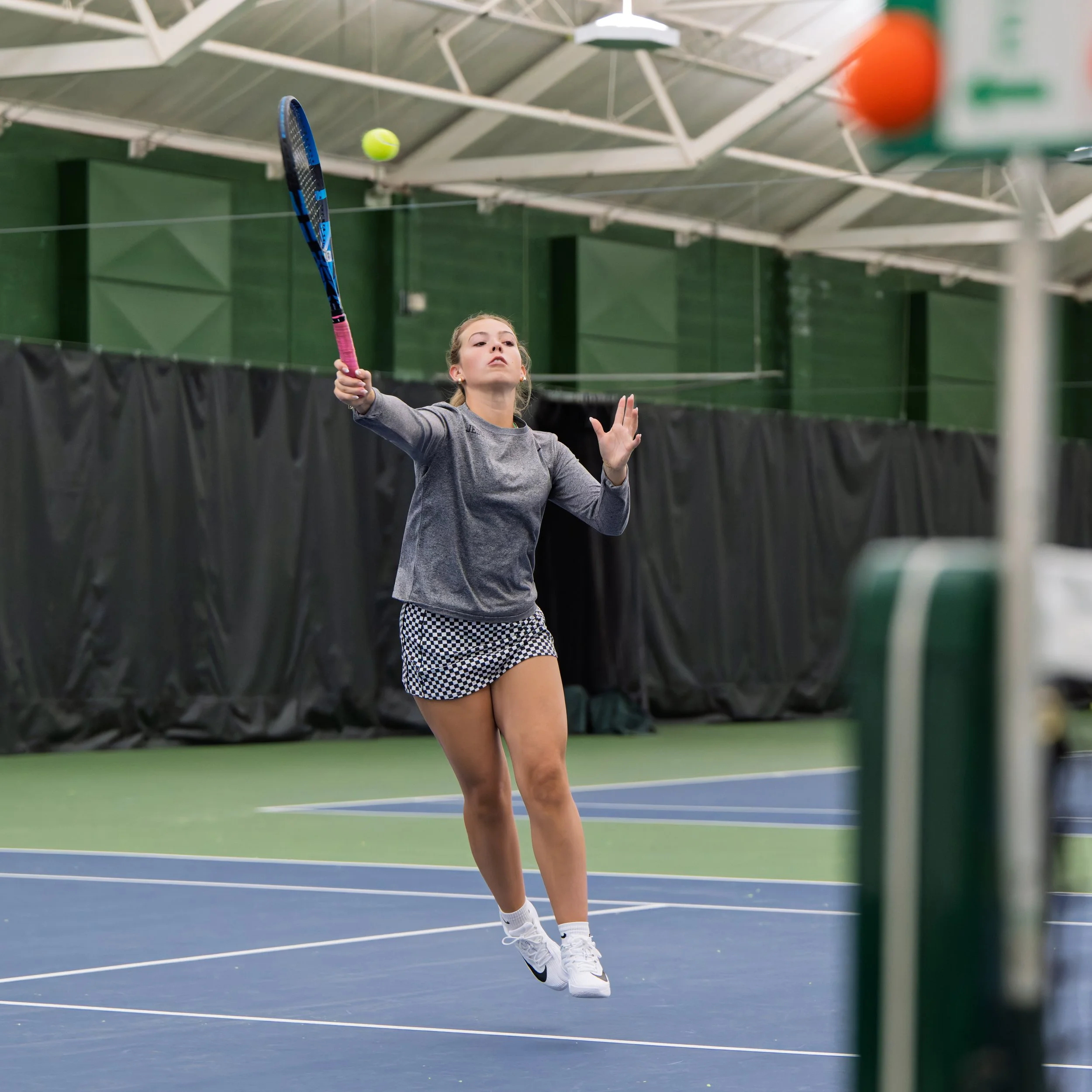 High school tennis match point, Portland