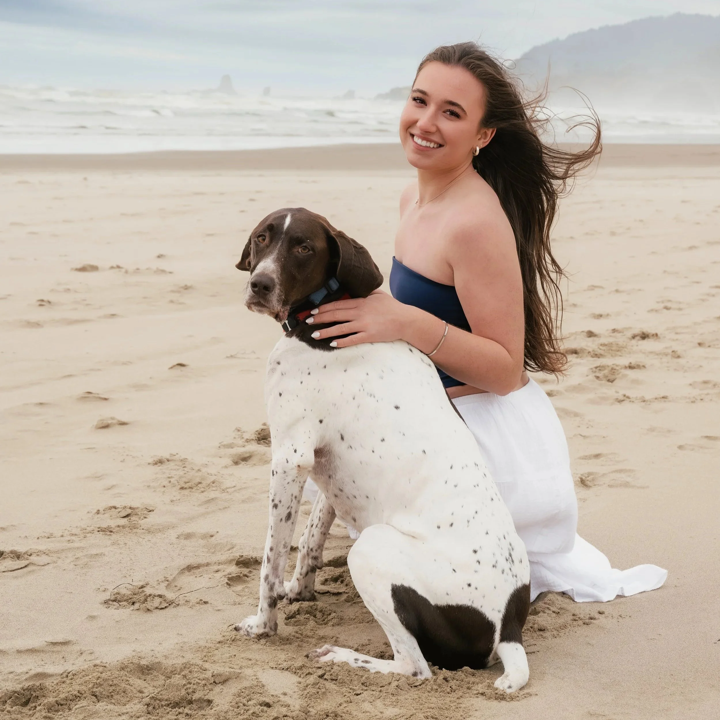 Kylie's senior session, golden hour